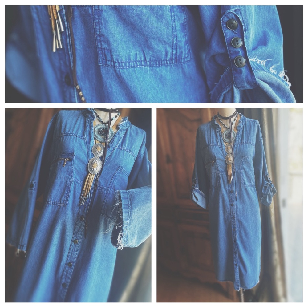 Dress Denim Midi Nyla